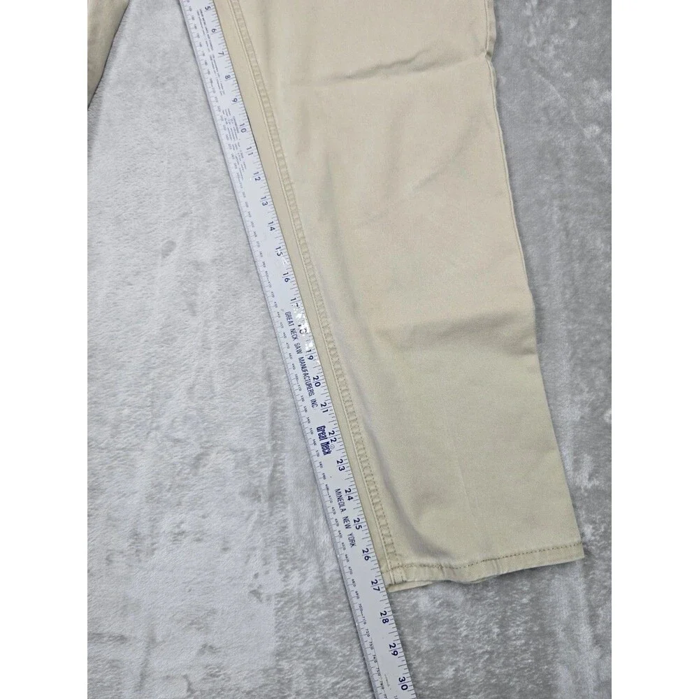 Levis 541 Jeans Mens 38x30 Khaki Beige Athletic Taper Comfort Stretch